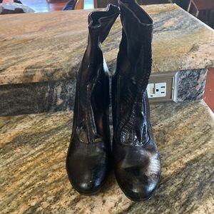 Nine West ankle boots dark brown